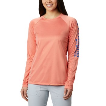 Dámské Mikiny Columbia PFG Tidal Heather Long Sleeve Blankyt VGDKUQ294